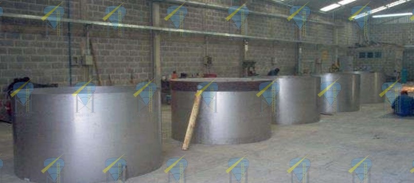 Detalle de soldadura en acero inoxidable